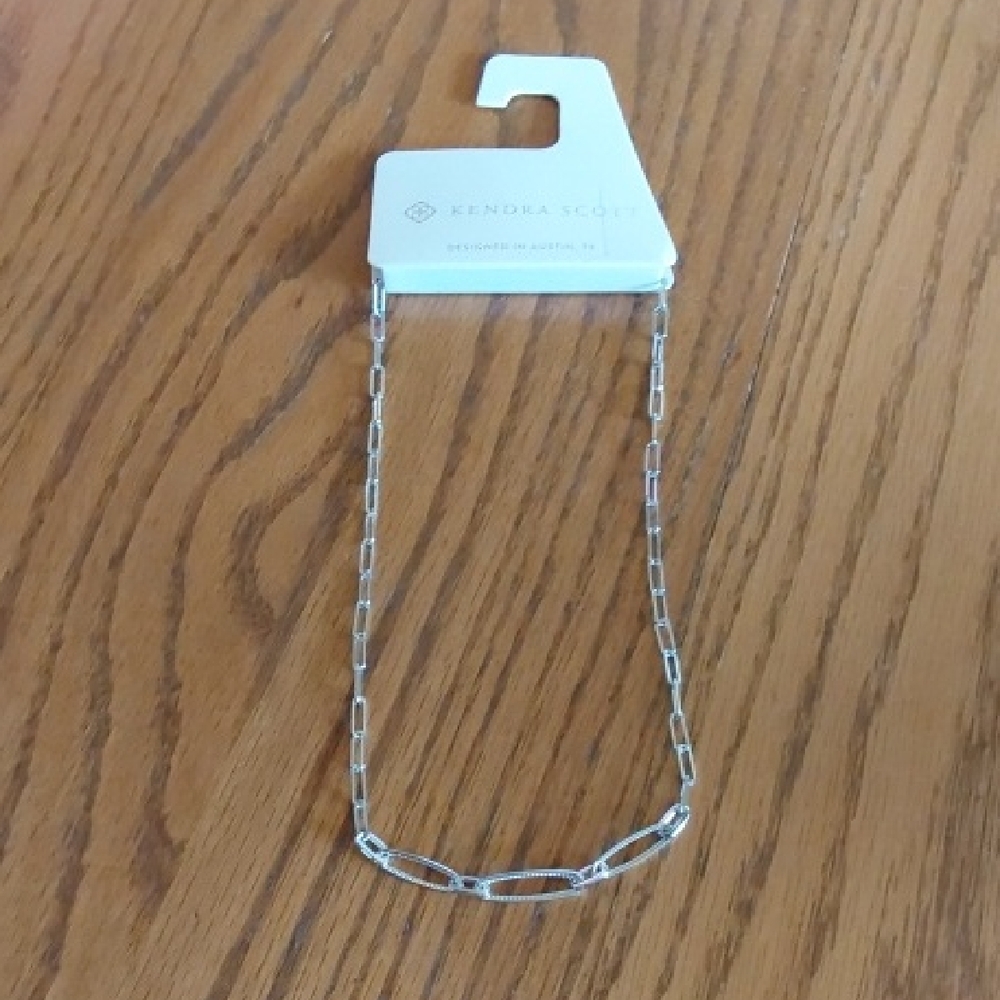 Kendra Scott Silver Link Necklace